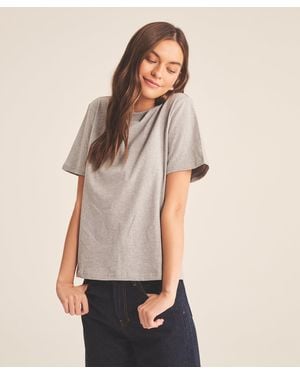 NAADAM The Oversized Boxy Tee - Gray