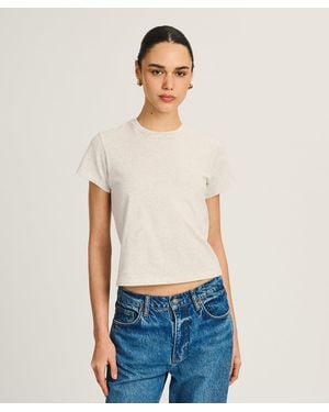 NAADAM Lightweight Brushed Cotton Slim Tee - Blue