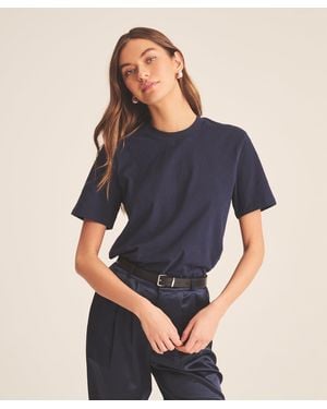 NAADAM The Oversized Boxy Tee - Blue
