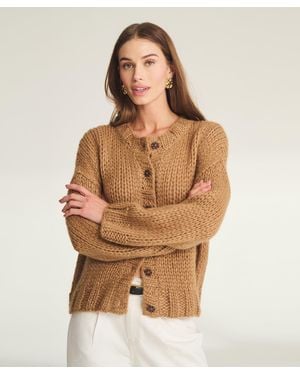NAADAM Lofty Alpaca Cardigan - Brown
