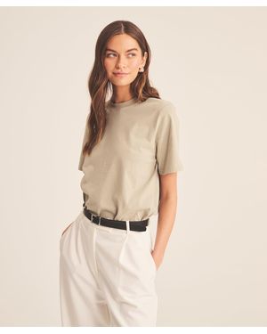 NAADAM The Oversized Boxy Tee - Blue