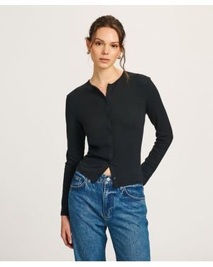 NAADAM Baby Rib Cardigan - Blue