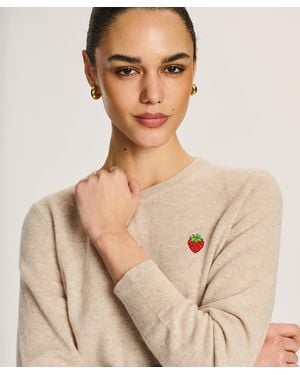 NAADAM Strawberry Cashmere Sweater - Natural