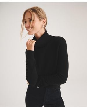 NAADAM Basic Cashmere Turtleneck Sweater - Black