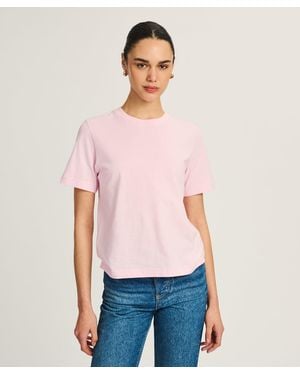 NAADAM Lightweight Brushed Cotton Relaxed Tee - Red