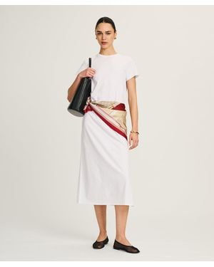 NAADAM Lightweight Brushed Cotton T-Shirt Dress - Natural
