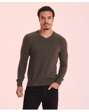 NAADAM The Original Cashmere V-Neck Sweater - Green