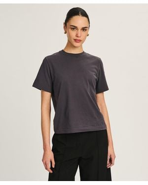 NAADAM Lightweight Brushed Cotton Relaxed Tee - Black