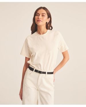 NAADAM The Oversized Boxy Tee - Natural