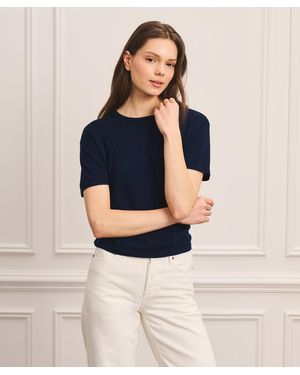 NAADAM Super Fine Cashmere T-Shirt - Blue