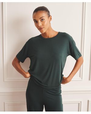 NAADAM Breathable Short Sleeve Sleep Top - Gray