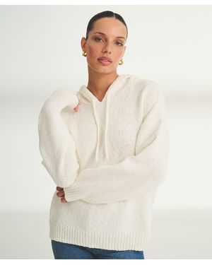 NAADAM Chunky Cotton Hoodie - White