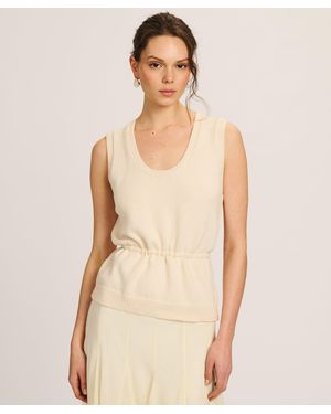 NAADAM Cotton Belted Tank - Natural