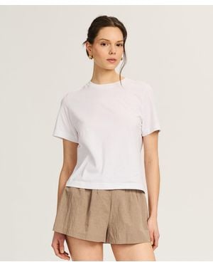 NAADAM Lightweight Brushed Cotton Relaxed Tee - White