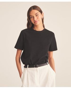NAADAM The Oversized Boxy Tee - Black