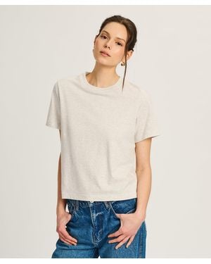 NAADAM Lightweight Brushed Cotton Relaxed Tee - White