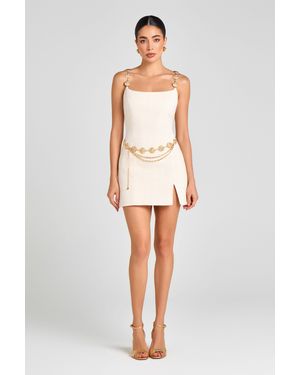Nadine Merabi Alex Ivory Dress - White