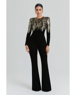 Nadine Merabi Katarina Jumpsuit - Black