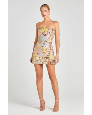 Nadine Merabi Leila Floral Dress - White