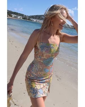 Nadine Merabi Leila Floral Dress - White