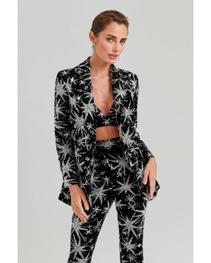 Nadine Merabi Stella Star Blazer - Grey