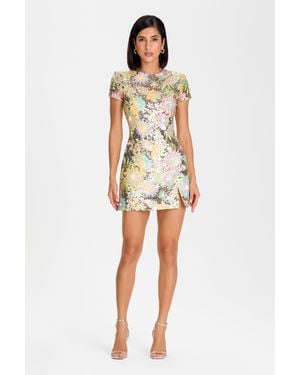 Mini Nadine Merabi Everly Floral Dress - White