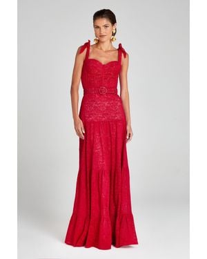Nadine Merabi Miranda Dress - Red
