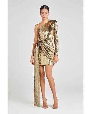 Nadine Merabi Celina Sequin Dress - Metallic