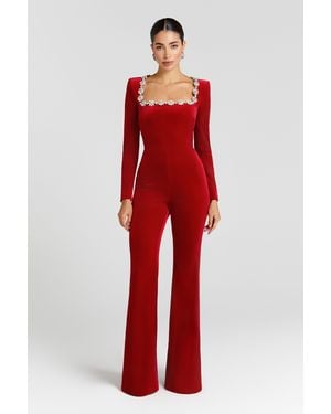 Nadine Merabi Kimberly Jumpsuit - Red