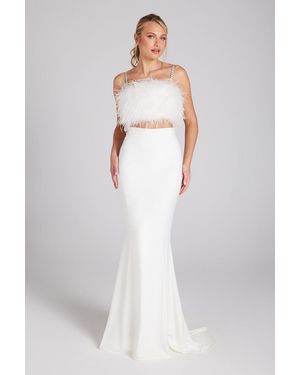 Nadine Merabi Kara Top - White