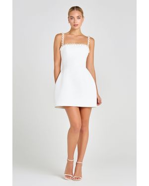 Nadine Merabi Em Dress - White
