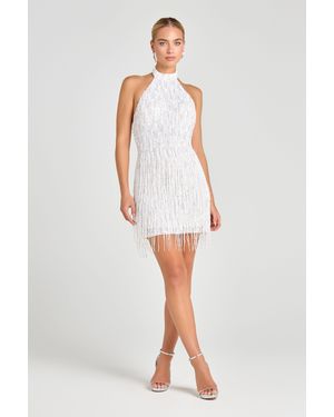 Mini Nadine Merabi Elle Dress - White