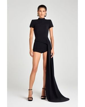 Nadine Merabi Raye Micro Shorts - Black