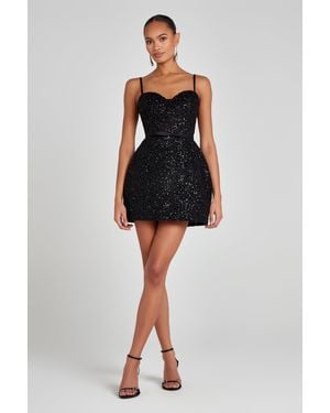 Mini Nadine Merabi Tara Dress - Black