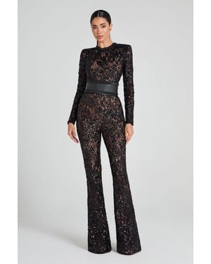 Nadine Merabi Bella Jumpsuit - Black