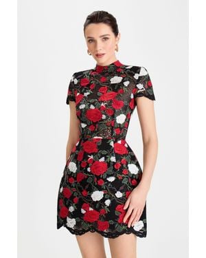 Mini Nadine Merabi Mia Floral Dress - White