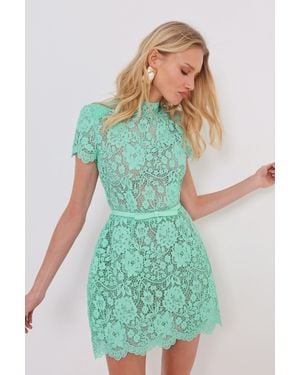Mini Nadine Merabi Milly Mint Dress - Blue