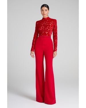 Nadine Merabi Eleanor Jumpsuit - Red