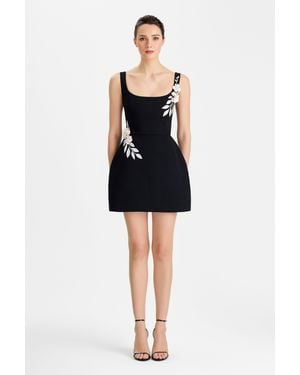 Mini Nadine Merabi Lana Monochrome Dress - Blue