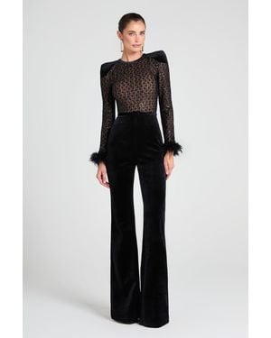 Nadine Merabi Monique Jumpsuit - Black