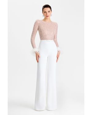 Nadine Merabi Amelia Jumpsuit - White
