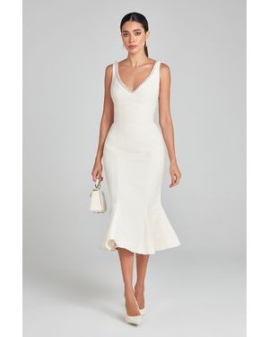 Nadine Merabi Penelope Ivory Dress - White