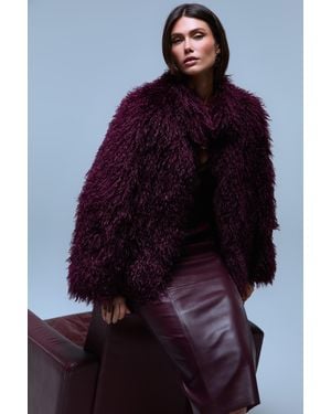 Jacket Nadine Merabi Kara Burgundy - Blue