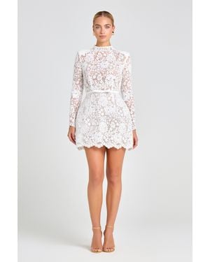 Mini Nadine Merabi Sophie Dress - White