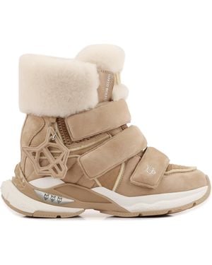 Naked Wolfe Summit Sand Suede Mesh - Natural