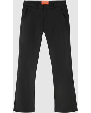 Naked Wolfe Flared Trousers Wool - Black