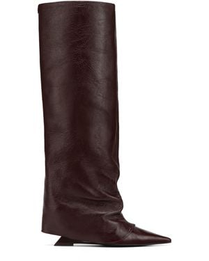 Naked Wolfe Stated Burgundy Leather - Brown