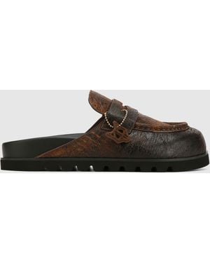 Naked Wolfe Cord Distress Leather - Brown
