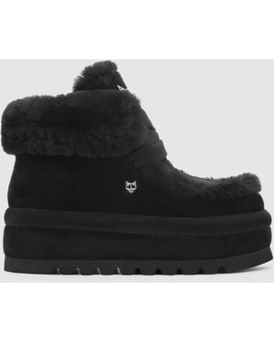 Naked Wolfe Bambi Suede/Shearling - Black