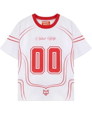 Naked Wolfe Man Naked Wolfe Jersey Top - White